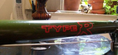 Documentation of my bike's Type R drivetrain