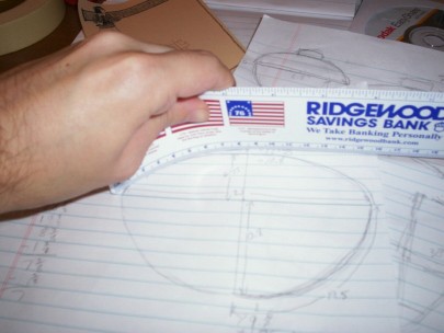 A plastic ruler